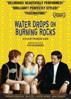 Water Drops on Burning Rocks